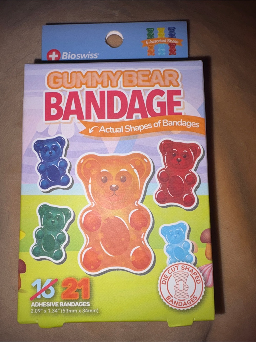 Gummy Bear Bandage Pack - Colorful Gummy Bear Design